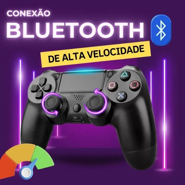 Controle Ps4 Bluetooth Compatível com Gaming Hub Game Pass Geforce Now - Foto 3