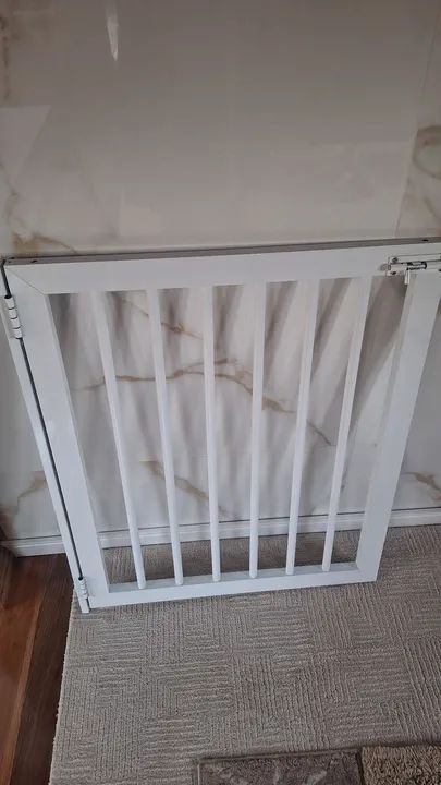 Portão de Segurança para Bebês ou Pets- Branco - Foto 2