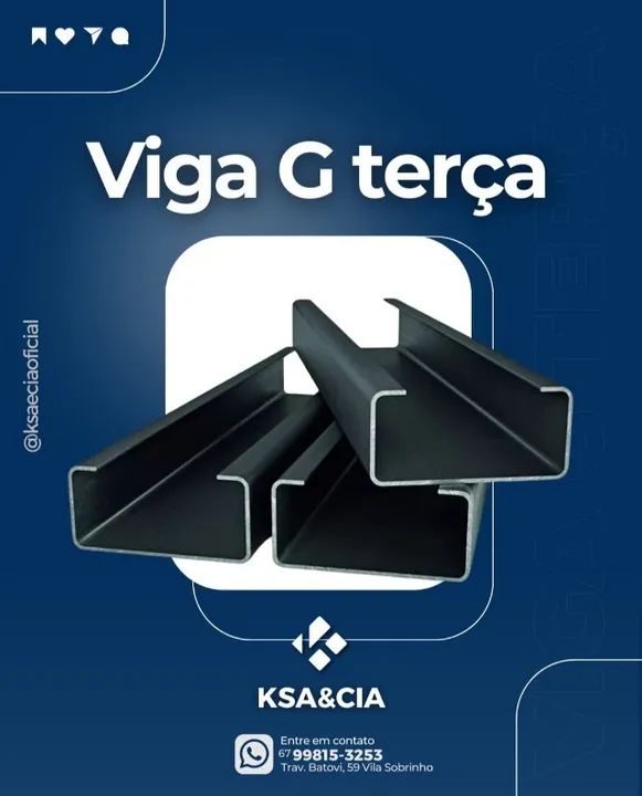 Viga G | Viga U | Metalon e toda linha estrutural - Foto 2