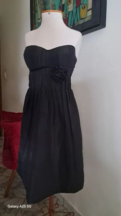 Vestido*Eclipse lunar p bojo e lastec nas costas