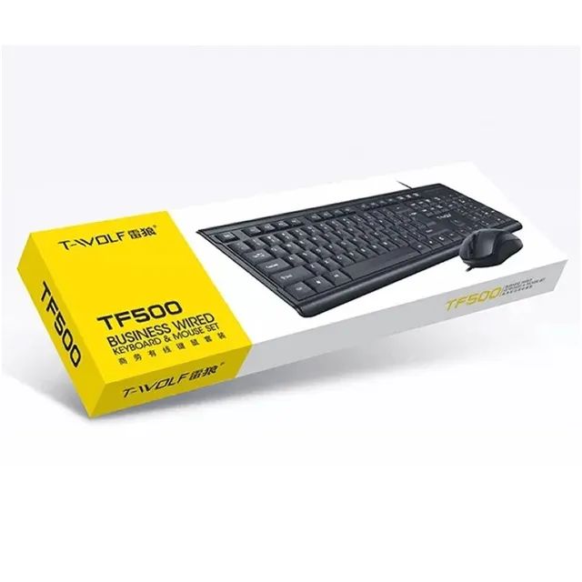 Kit Teclado e Mouse Com Fio USB Qualidade  - Foto 5