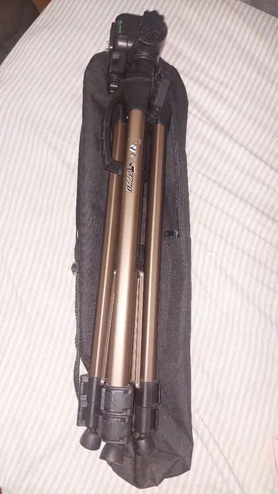 Tripé WF WT377 Para equipamentos de filmagem e fotografia - Foto 3