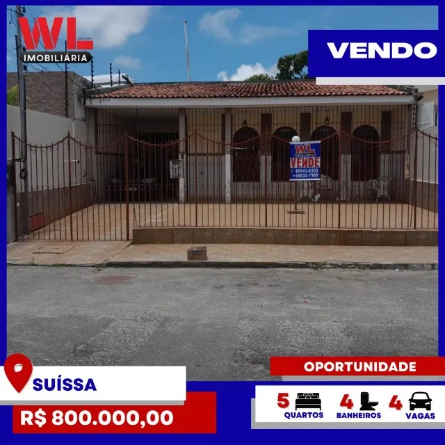 Vendo- Excelente casa no bairro Suíssa / PEREIRA LOBO