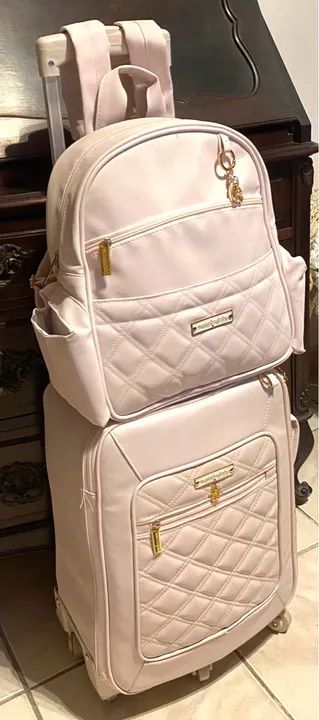 Mala de bordo com mochila da Masterbagbaby - Foto 2