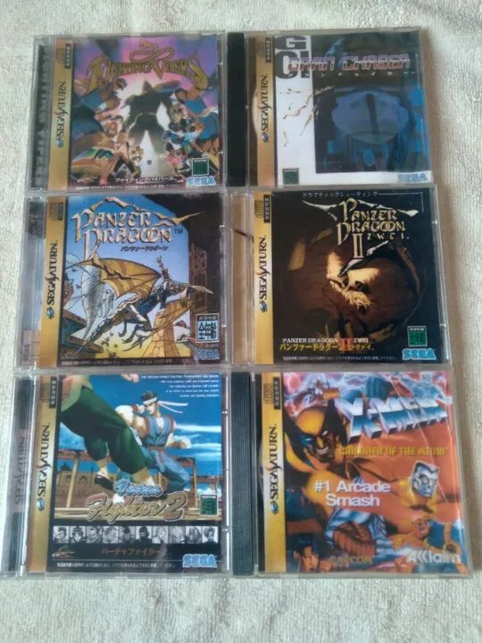 Jogos originais Sega Saturn