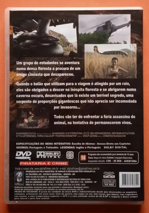 Dvd Boa A Cobra Assassina  - Foto 2