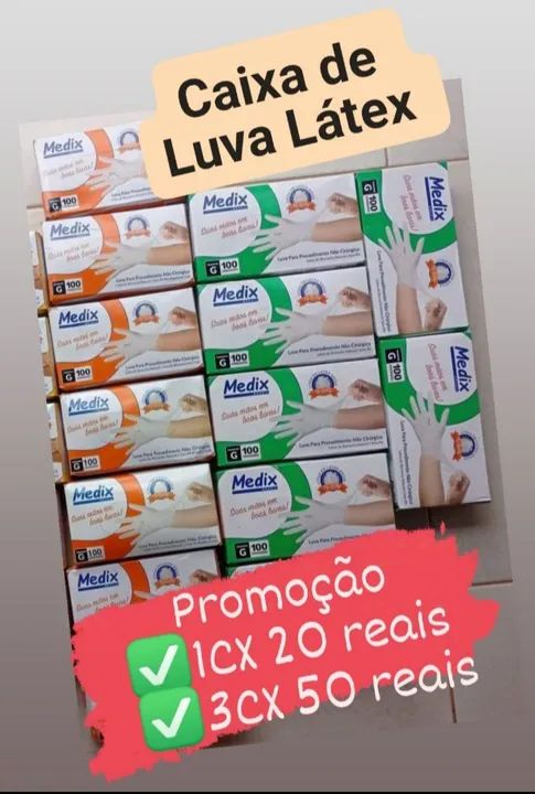 CAIXA LUVA LÁTEX 