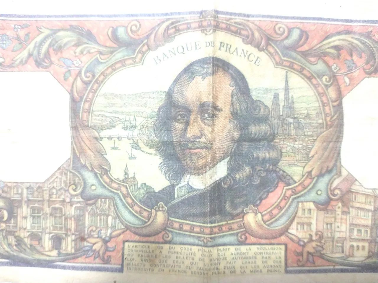 Cédula francesa antiga 100 francos - Foto 5