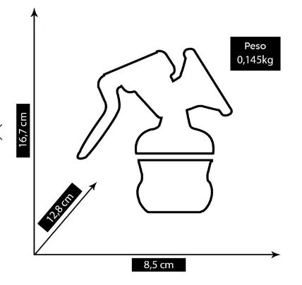 Extrator Bomba Manual De Leite Materno Lotus Philips Avent - Foto 3