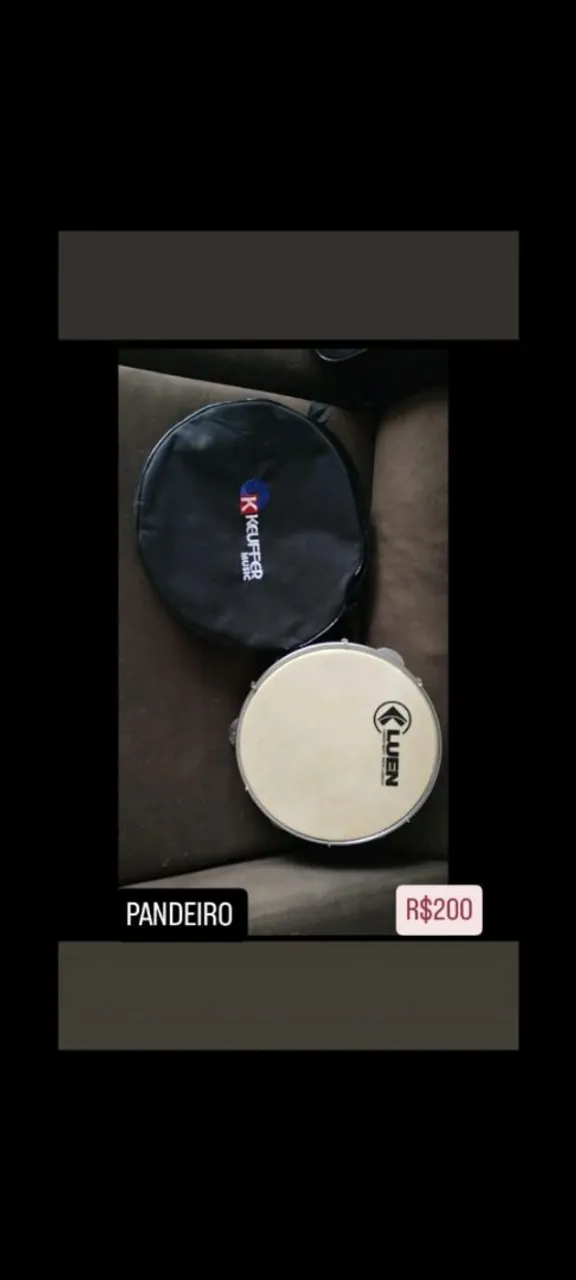 Pandeiro Luen com capa