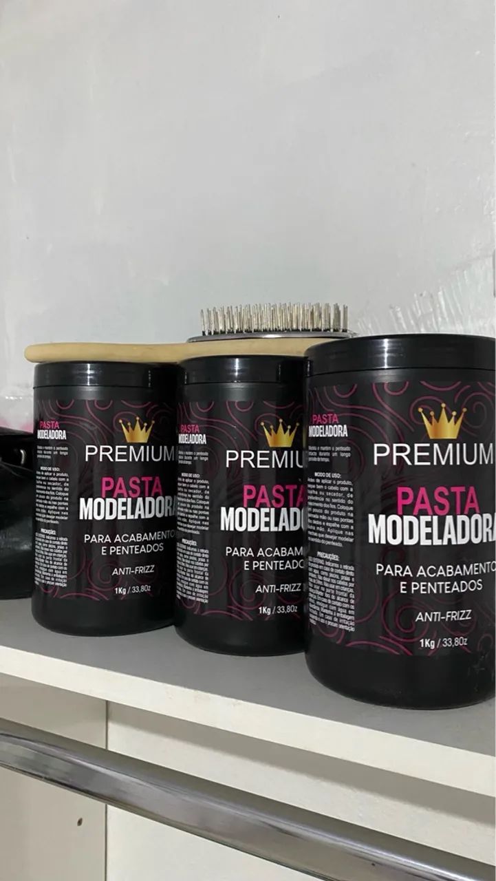 Pasta modeladora premium para cabelo - 1kg