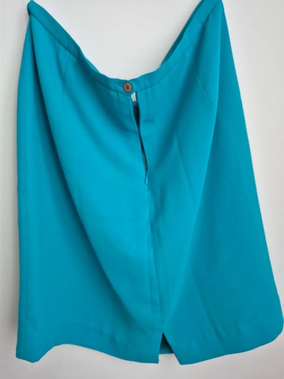 Blazer Azul Turquesa com Detalhes Brancos - Foto 3