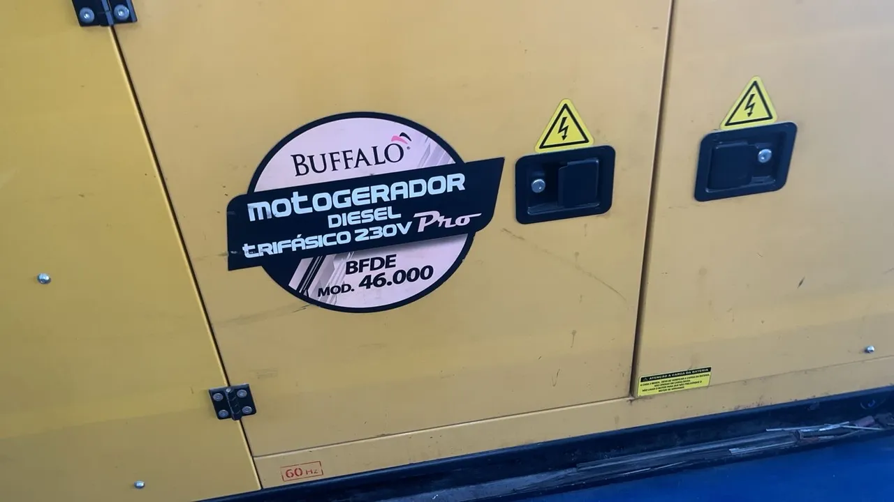 Motogerador Diesel Trifásico Buffalo 46.000kva