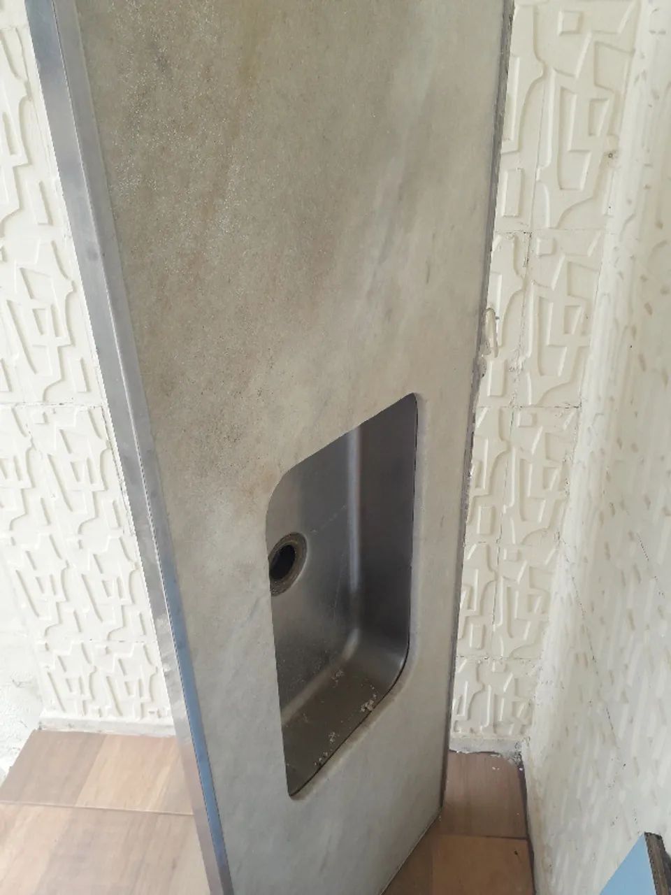 bancada de cozinha de mármore com pia - Foto 3