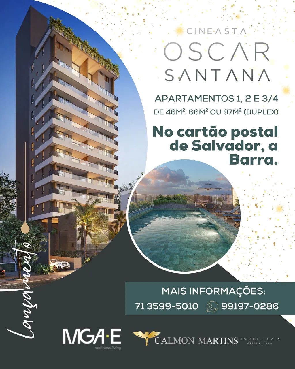 LANÇAMENTO APARTAMENTOS 46 A 97m² 1 E 2 QUARTOS SUÍTE VARANDA GOURMET GARAGEM INFRA VENDE
