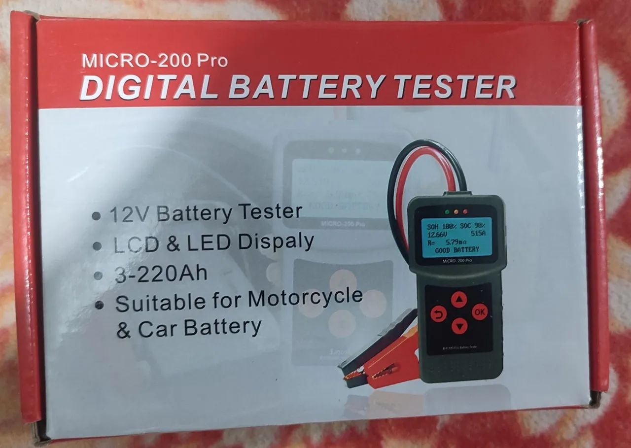 Testador de bateria micro-200 pro - Foto 2