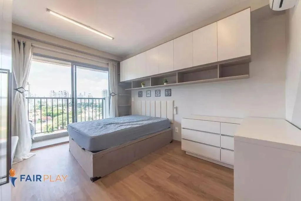 Apartamento com 1 dormitório para alugar, 24 m² por R$ 3.240,00/mês - Brooklin - São Paulo