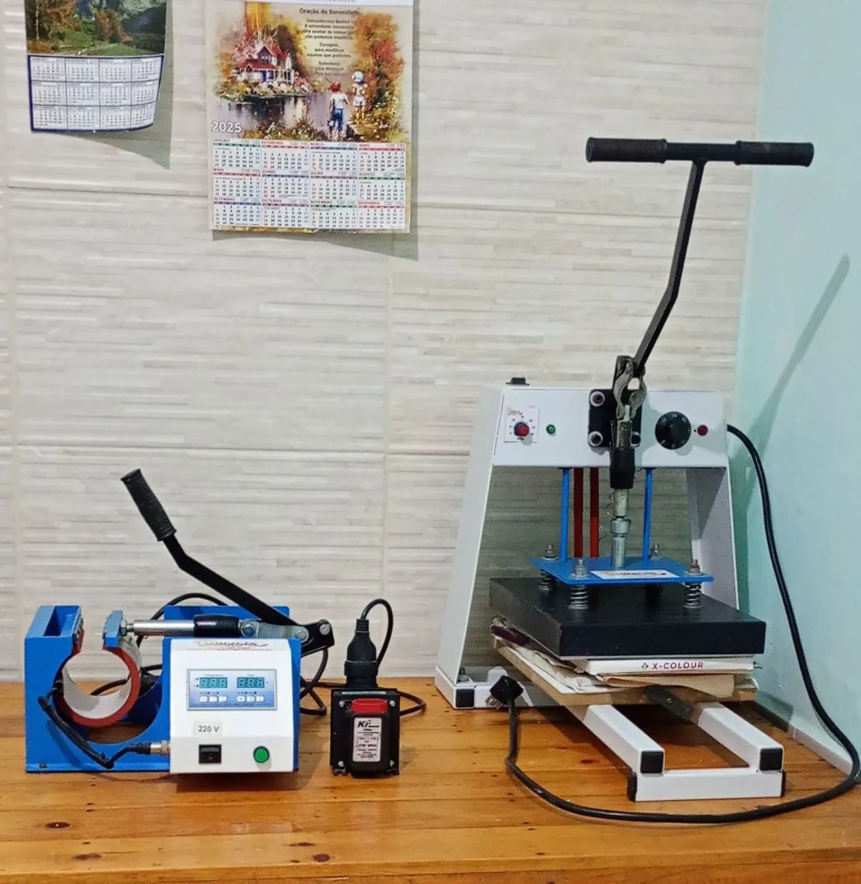 Kit Máquinas de Estampar Compacta Print Usadas