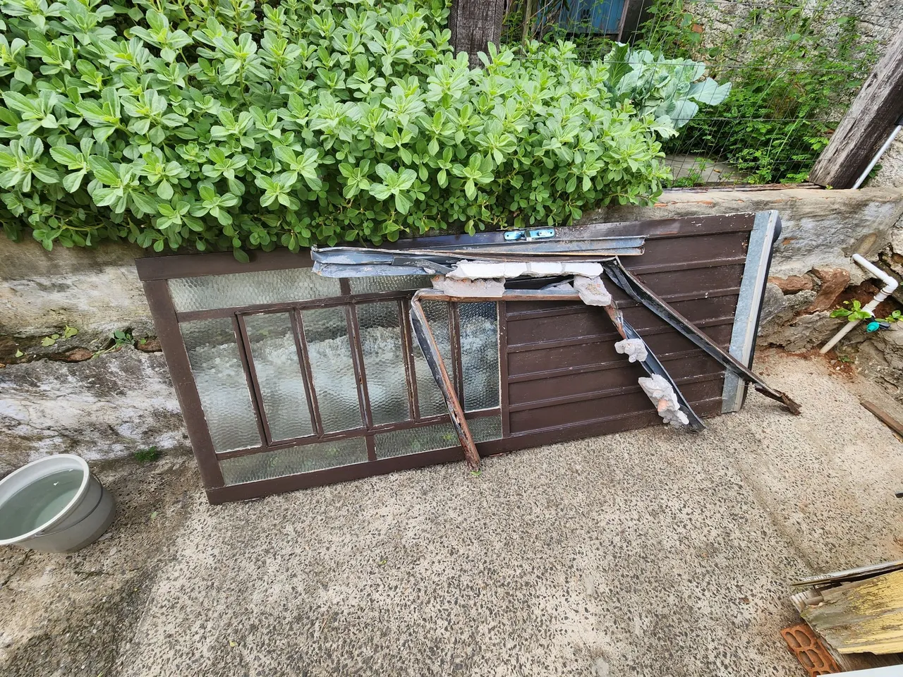 Porta externa usada