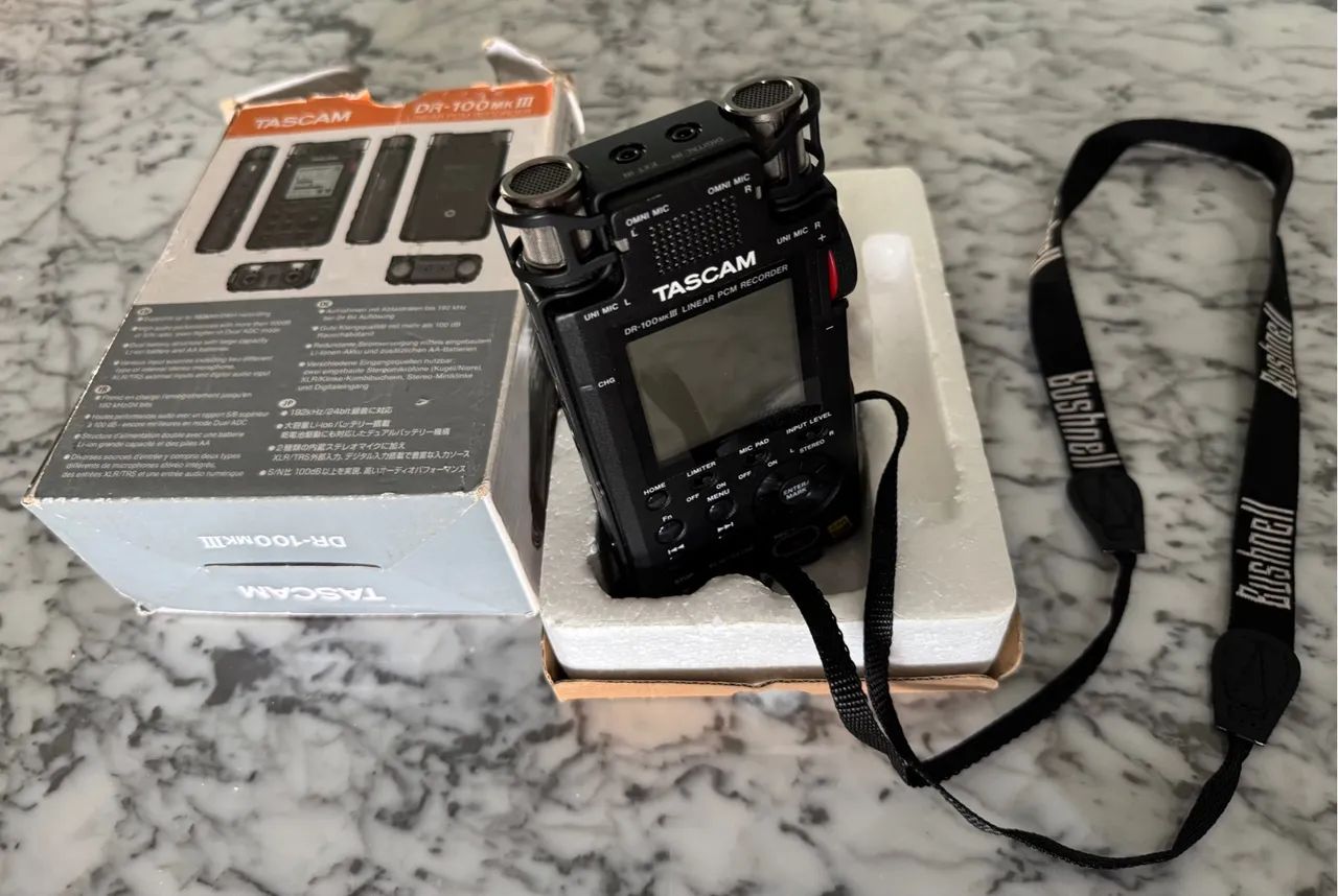 Gravador PCM Linear Tascam DR-100mkIII - Foto 2