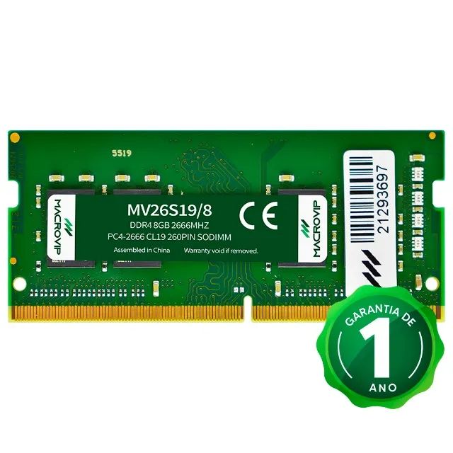 Memoria ram ddr4 Notebook 8GB Nova com garantia  - Foto 2