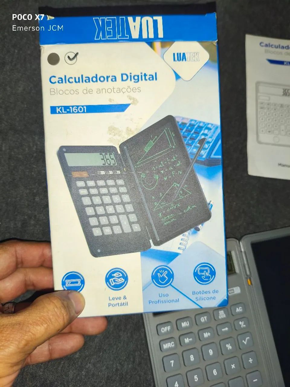  Calculadora Digital Luatek KL-1601!  NOVA. - Foto 5