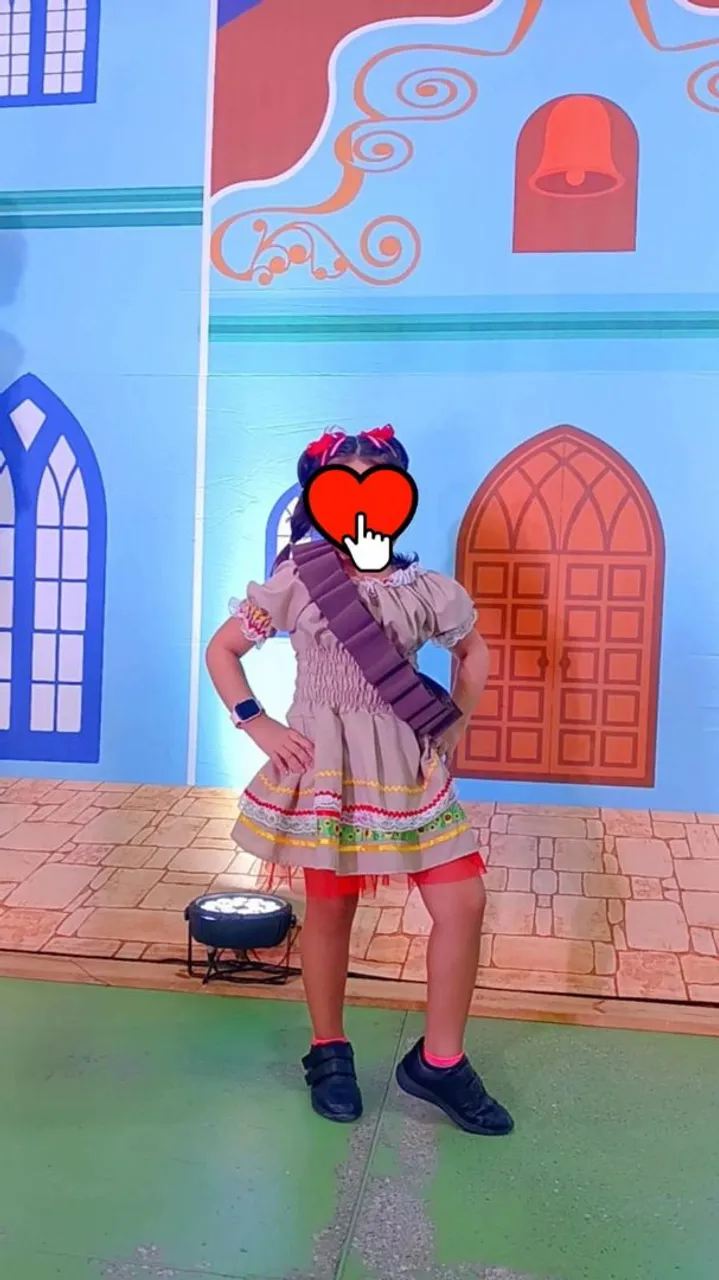 Vestido Caipira Infantil - Arraial Festivo!