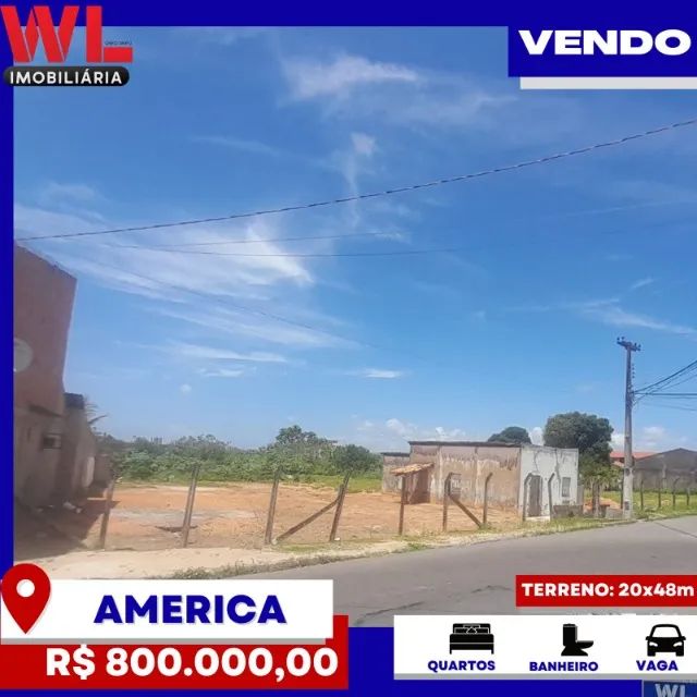 Vendo terreno no bairro América!