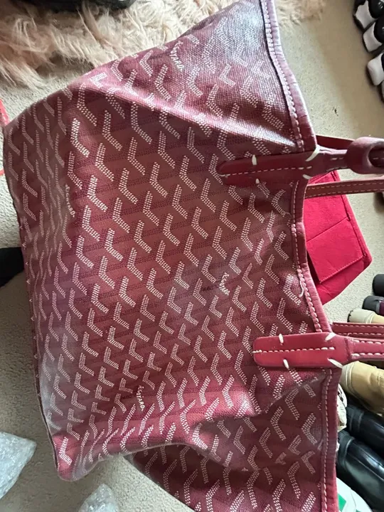 Bolsa 1 linha marca Goyard, vermelha !