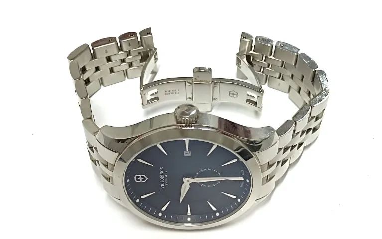Relógio Victorinox Swiss Army Alliance Preto Original Aço Inox