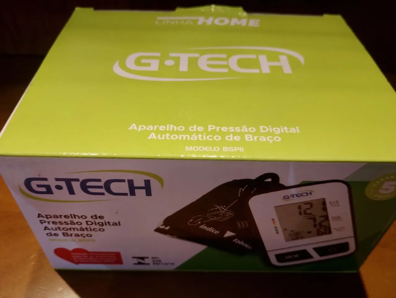 Aparelho de Pressão Digital Automático de Braço G-Tech