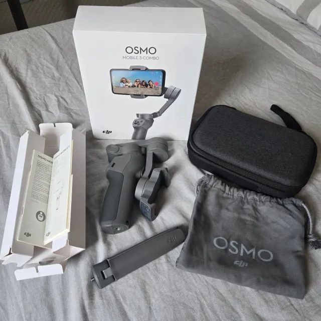 Estabilizador DJI Osmo Mobile 3 Combo - Completo, Excelente estado - Foto 2