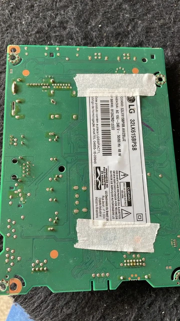 Placa Principal TV LG 32LK615BPSB EAX68165901 - Foto 3