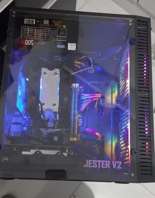 pc gamer i7 3470 placa video rx550 ssd 120gb + ssd 120gb 10 gb de ram - Foto 2