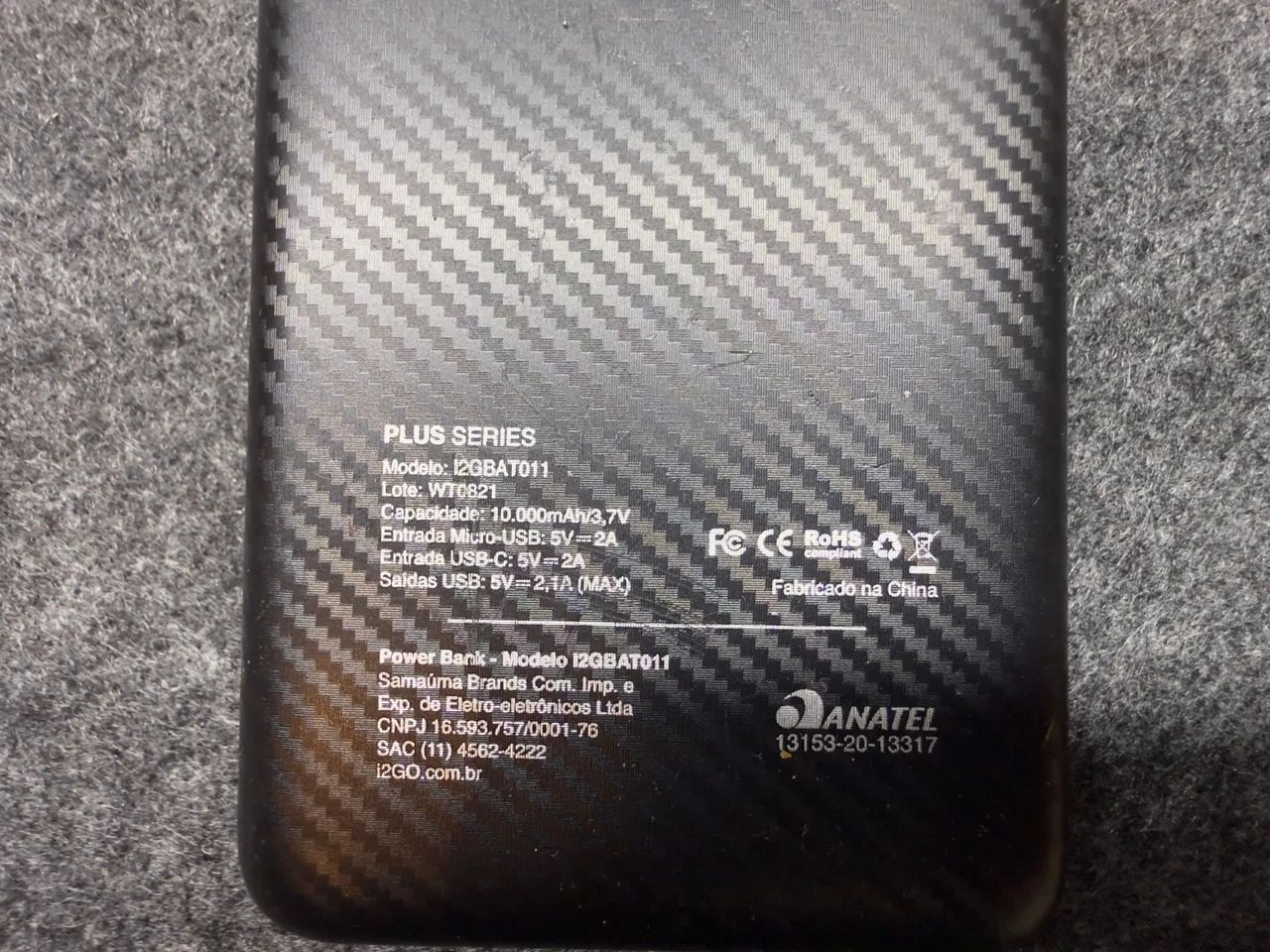 Bateria Externa i2Go 10.000 mAh - Foto 2
