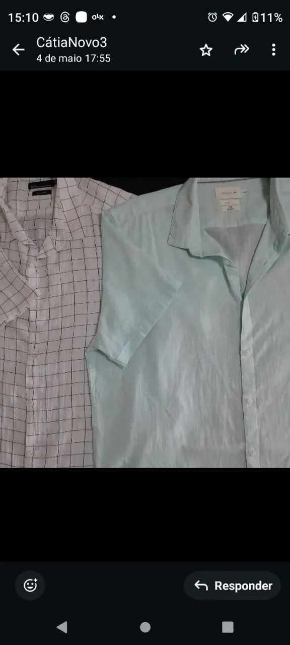 Camisas social na promoção 