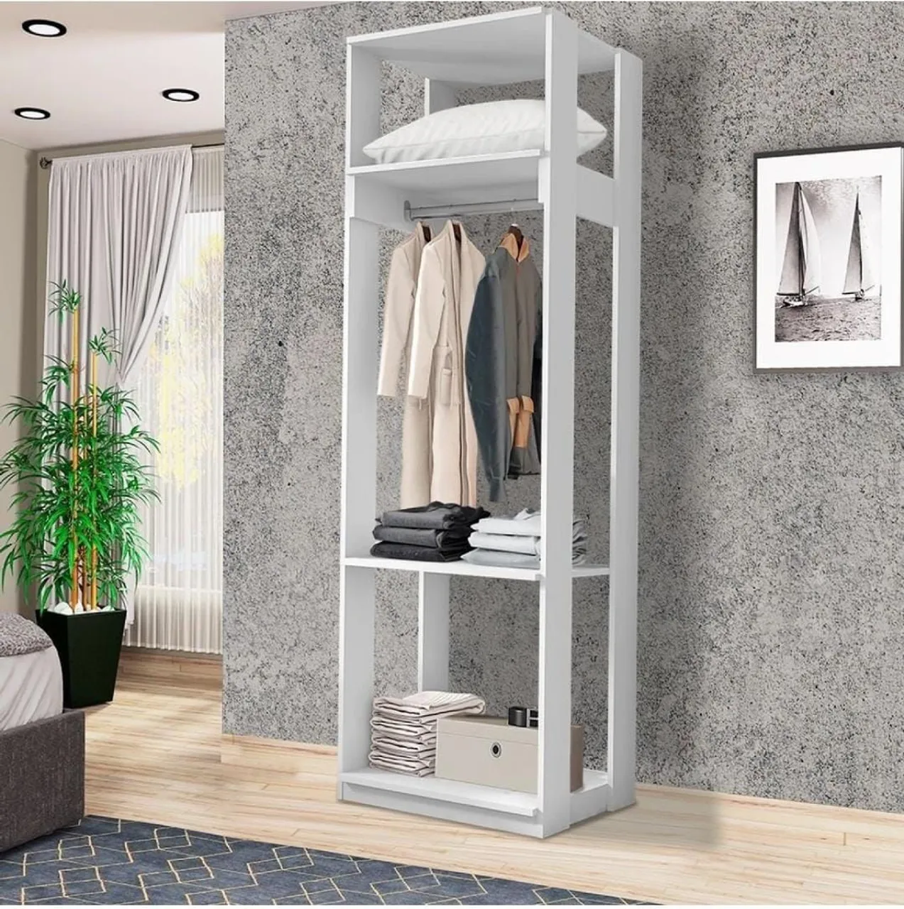 Guarda-Roupa/Closet Moderno Branco