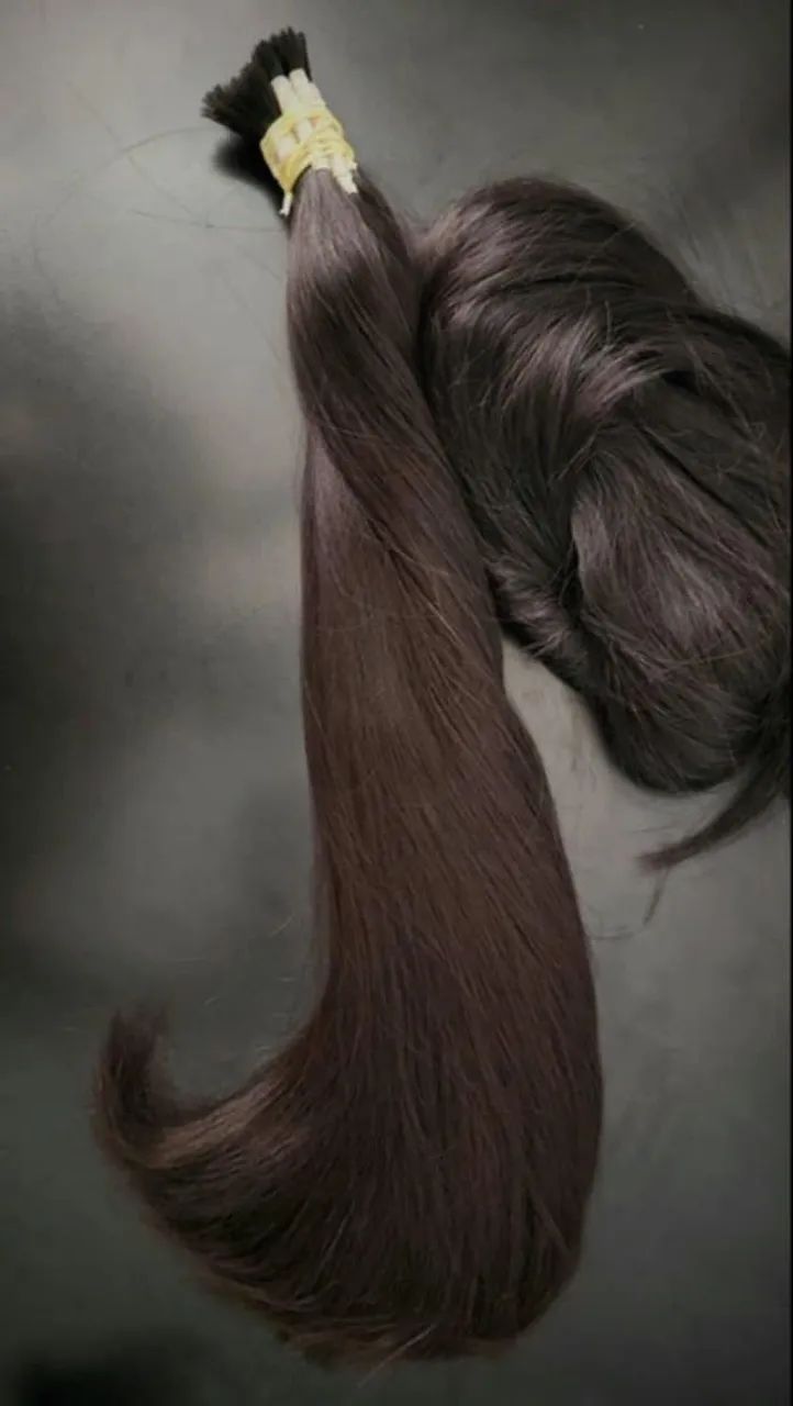 CABELO BRASILEIRO 55CM! 8,90 O GRAMA. TEMOS OUTRAS OPÇÕES. NA FOTO TEM 200G.  - Foto 2
