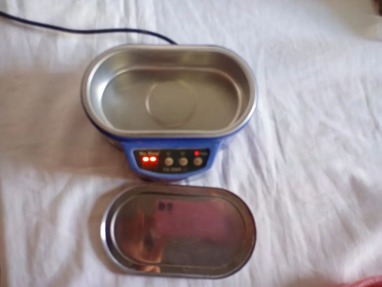 Ultrassônico Limpador de Jóias de Relógios - Foto 2