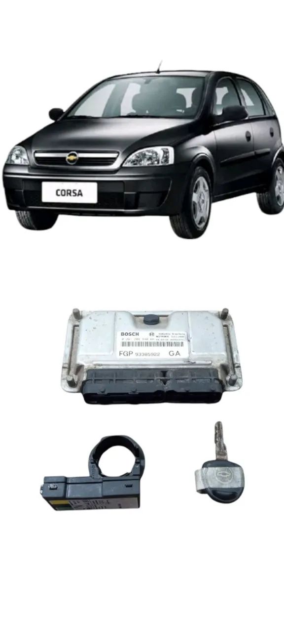 Kit code injeção gm corsa joy 1.0 8v flex dia 2005 a 2010