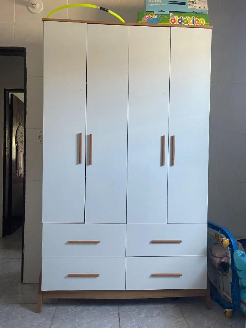 Guarda Roupa Infantil 4p 4g