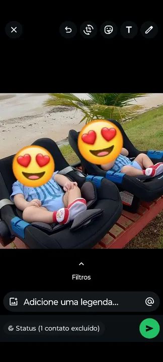 Cadeirinhas de Bebê Conforto - Duas unidades - Foto 2