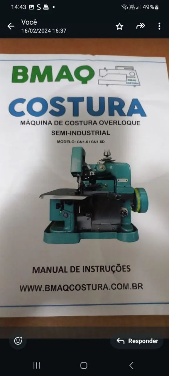Máquina de costura64292683366017120