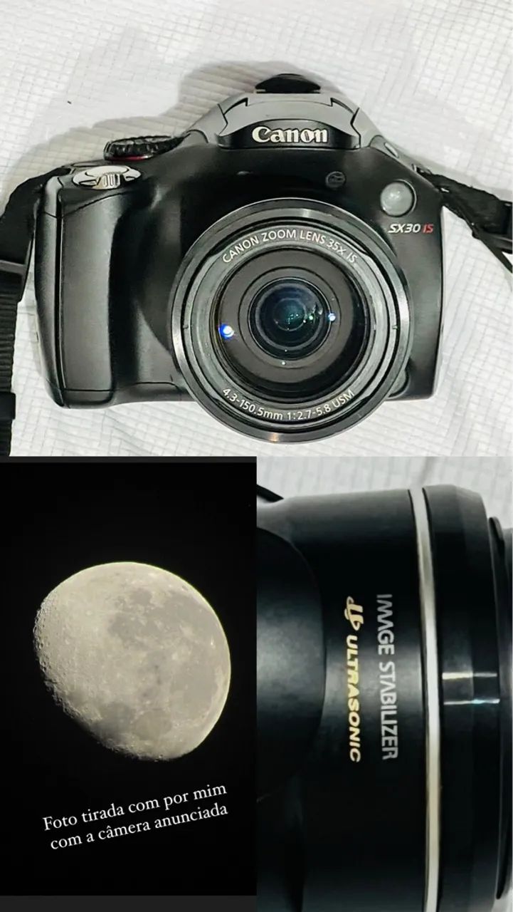 Câmera semi profissional Cânon Sx30is