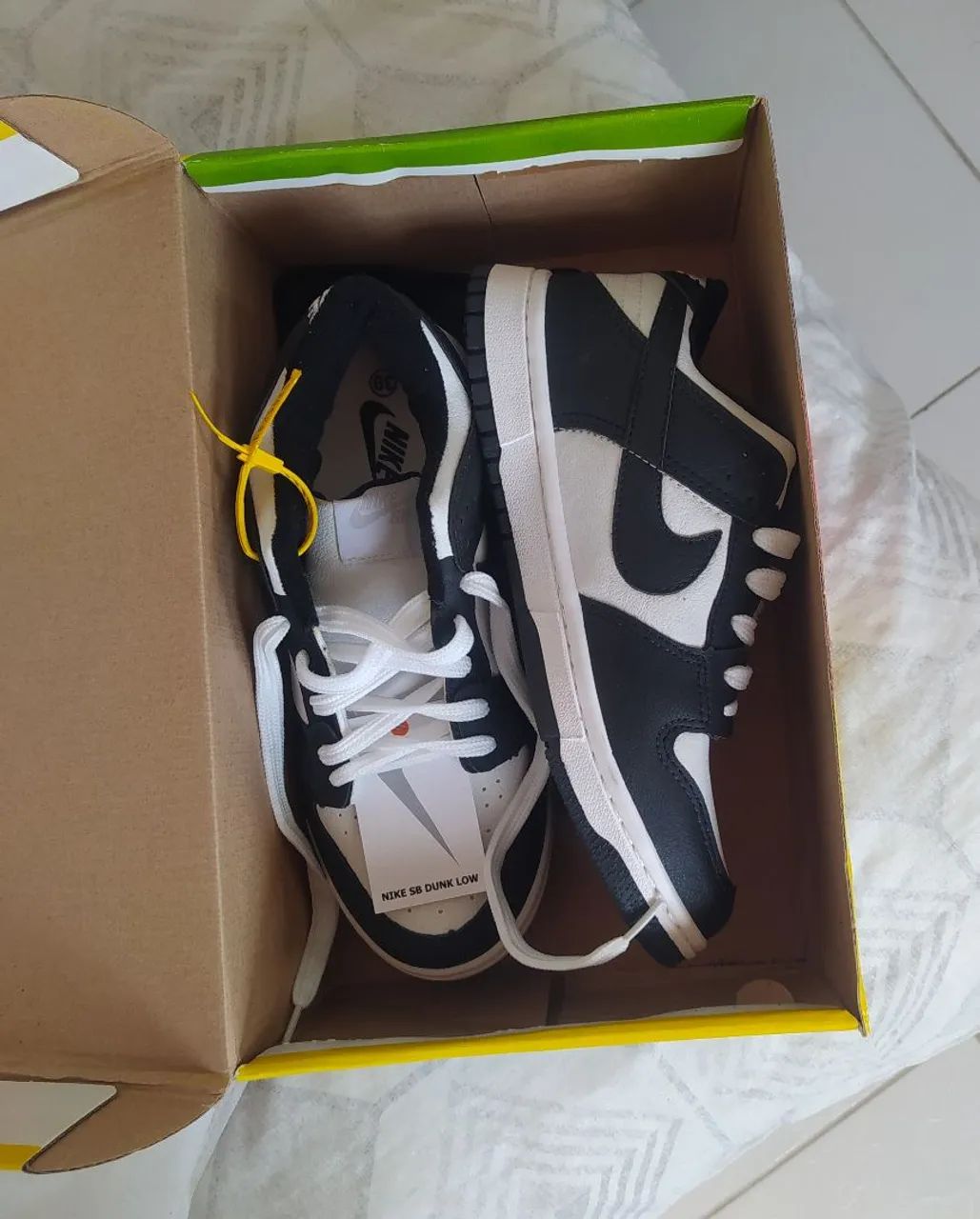 Nike SB Dunk Low - Preto e Branco - Foto 5