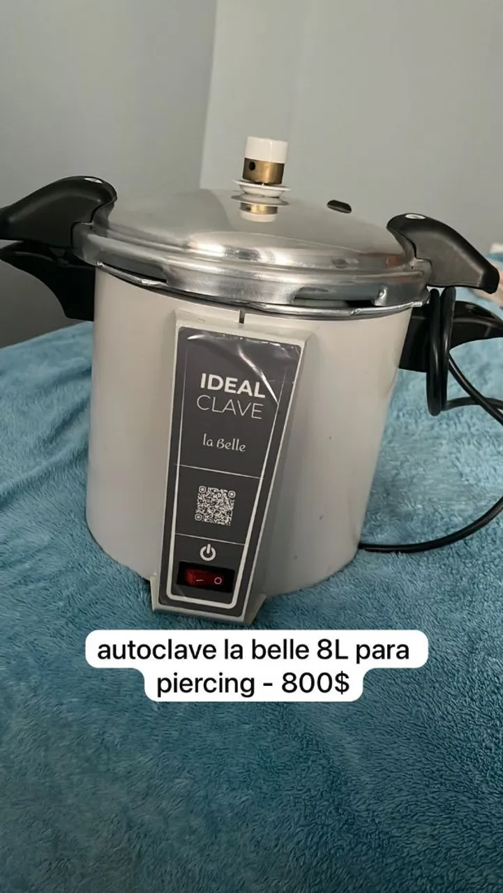 Autoclave La Belle 8L para Piercing - 800$