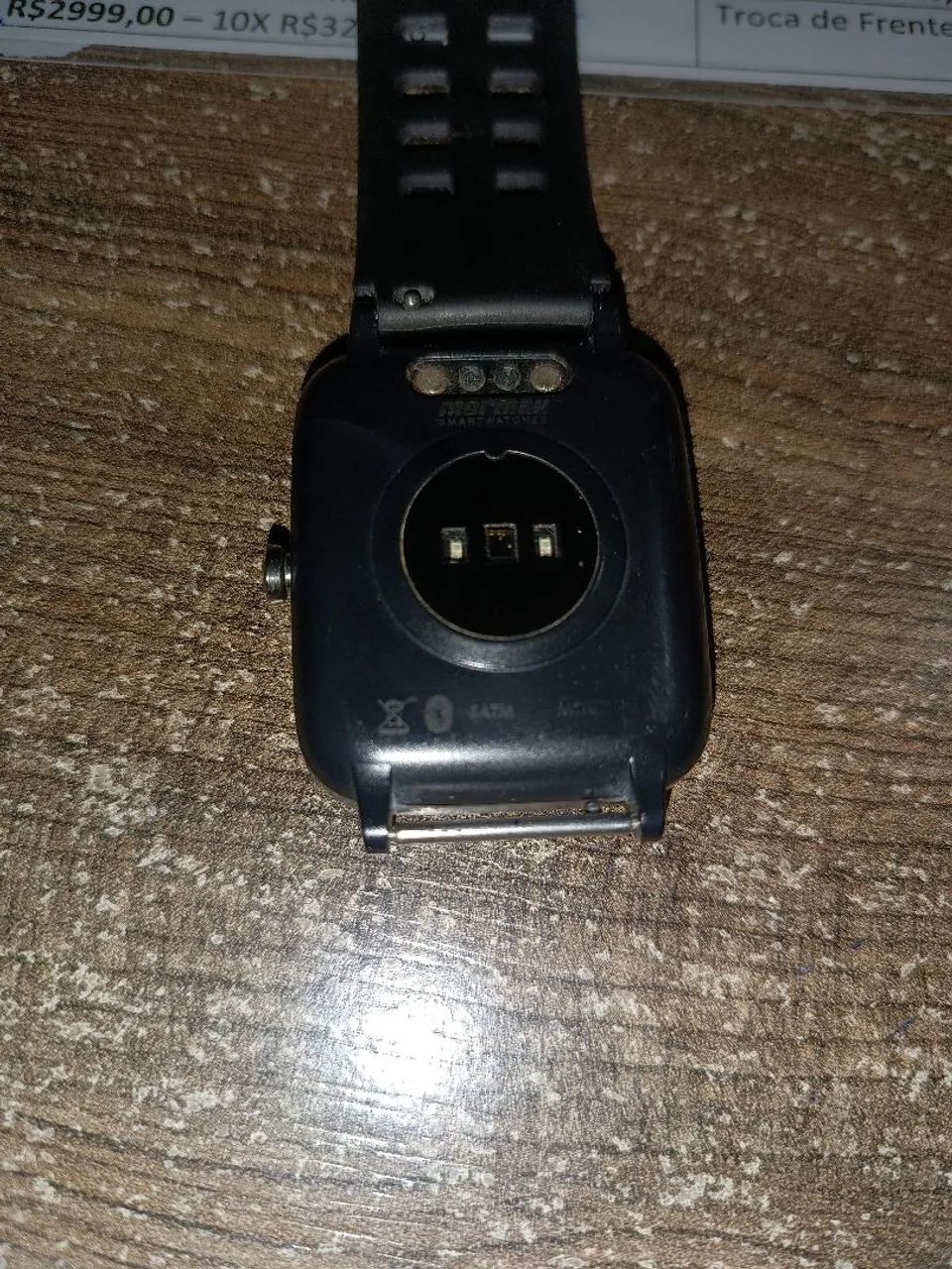 Smartwatch com pulseira de metal - Foto 3