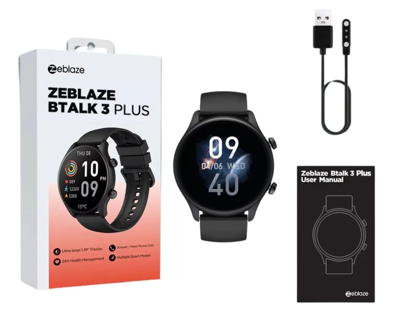 Smartowath btalk 3 plus a prova d'água MIs 100modos de exercícios 
