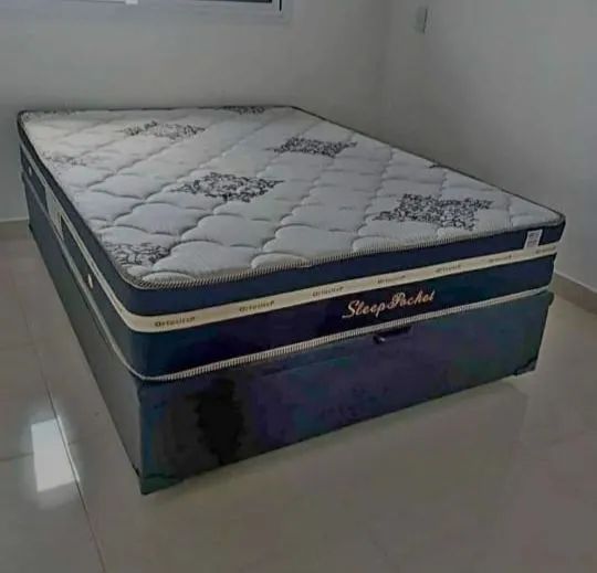 Conjunto colchão e base 