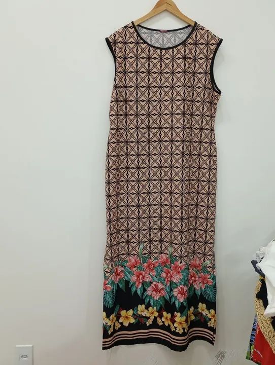 Vestido Longo Floral 
